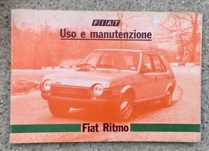 FIAT RITMO LIBRETTO USO E MANUTENZIONE 1979 - Imagen 1 de 1