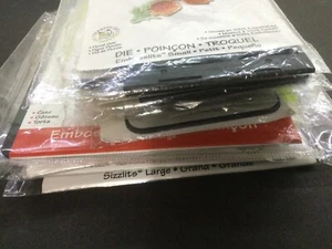 Sizzix Sizzlits Thinlits Embosslits Dies Small Medium Large Extra Scrappy U PICK - Picture 1 of 39