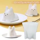 3D Cat Silicone Mold Epoxy Resin DIY Cream Pudding Wax Candle Mol?` C Hot!