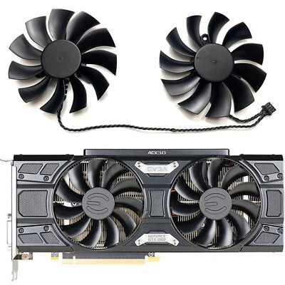 MARKENLOS Grafikkarte Lüfter Fan für EVGA GTX1060 1070 1070ti 1080 ACX PLA09215B12H