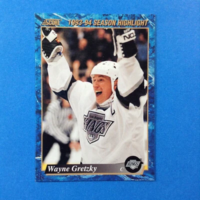 1993-94 Score #662 Wayne Gretzky Hockey Card Los Angeles Kings NHL Near Mint - Image 1 of 4