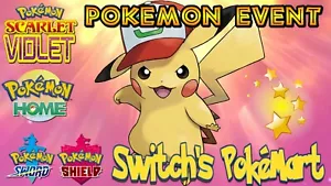 ✨Shiny Partner Cap Pikachu evento intatto💚Casa/Scarlatto/Viola/Spada/Scudo✨ - Foto 1 di 4