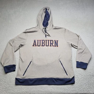Auburn Tigers Sweatshirt Herren Large grau Langarm Hoodie Taschen sportlich - Bild 1 von 16
