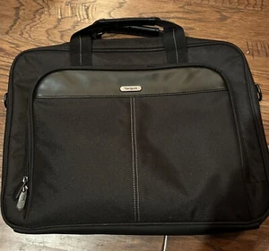 Targus Black 15 - 16" Laptop Computer Bag Classic Slim Topload TCT027US-95 - Picture 1 of 4