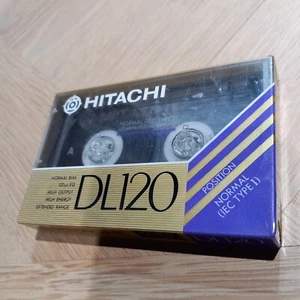 HITACHI DL 120 kaseta magnetofonowa/D789 FOLIA USZKODZONA - Zdjęcie 1 z 3