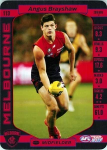 2017 Melbourne Demons AFL TeamCoach Card - Angus Brayshaw - Picture 1 of 3
