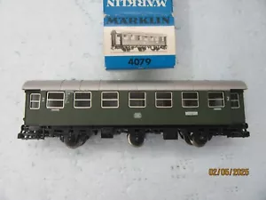 HO - Marklin 4079 Metal Nostalgic Passenger Car 2nd Class "DB" - LNIB - Picture 1 of 7