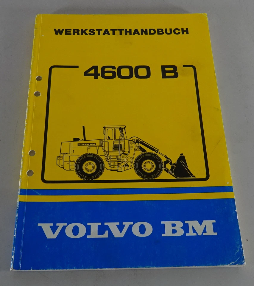 Manual De Taller Volvo BM Cargadora De Ruedas 4600 B Fecha 11/1984 - Imagen 1 de 1