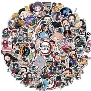 Demon Slayer 100 Stickers Art Craft Scrapbooking Tanjiro Nezuko AUS - Picture 1 of 3