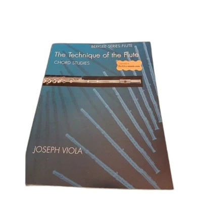 La técnica de la flauta Joseph Viola libro de bolsillo serie Berklee flauta 1975 Foto 1 de 2