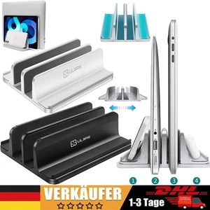 Für iPad Notebook Aluminium Vertikaler Ständer Laptop Platzsparende Halterung - Bild 1 von 14
