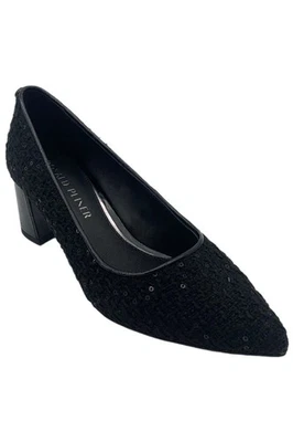 Bomba sin cordones de tela Donald Pliner Suzette Boucle negra Foto 1 de 3