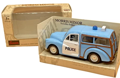 Coche de policía menor Saico TY3159 Morris - escala 1:26 en caja diecast como nuevo base fija Foto 1 de 4
