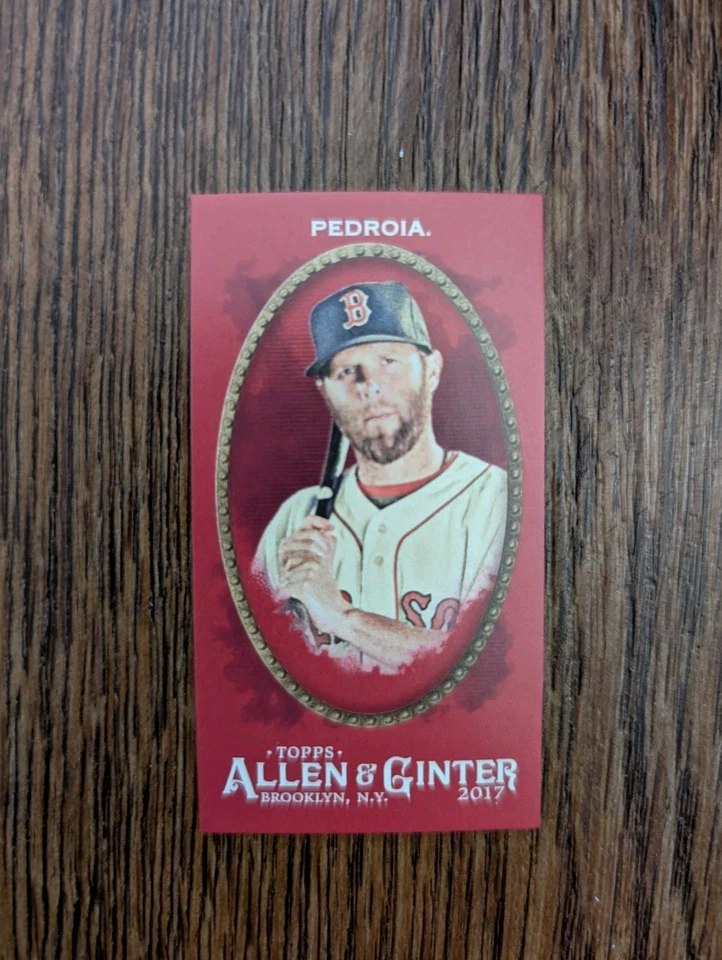 DUSTIN PEDROIA 2017 Allen & Ginter X RED MINI 5/5 Card PWE - Image 1 of 1