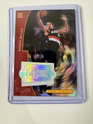 1998-99 SPx Finite Spectrum Rasheed Wallace 166 /75 - Image 1 of 3