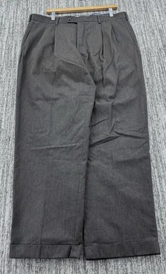 "Pantalones de vestir de colección holgados sueltos con puños plisados de guijarros 36x32 9,5"" pierna" para hombre Foto 1 de 4
