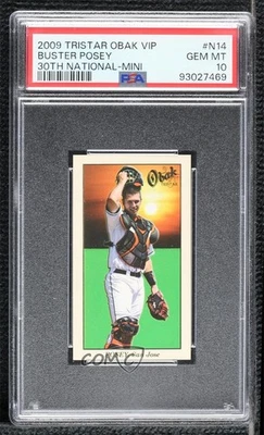 Mini Convención Nacional TRISTAR Obak 2009/Buster Posey #N14 1999 PSA 10 GEM MT Foto 1 de 2