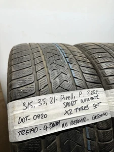 315,35,21 Pirelli Scorpion Winter X2 TYRES SET 111V XL M+S GOOD TREAD 315,35,21 - Picture 1 of 7