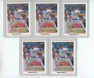 1990 Leaf Greg Maddux #25 [10-Card Lot] (Hall-of-Fame) NM/MT - Bild 1 von 2