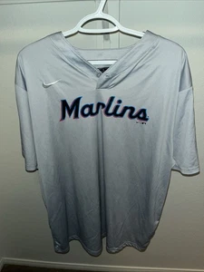 MLB Miami Marlins Gray Jersey Colarusso Men’s Size XL - Picture 1 of 14