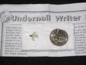 Swami Gimmick aka Under-Nail Writer Magic Trick - Close Up, Mentalism, Spooky - Picture 1 of 6