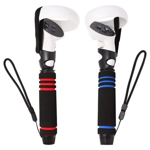 VR Dual Handles Extension Grips and Long Stick Handle for Quest 2 Controller ... - Picture 1 of 5