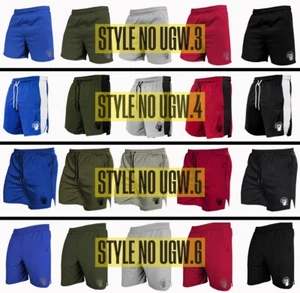 Mens Shorts Elasticated Waist Jogging Shorts Gym Workout Shorts Fitness Running - Picture 1 of 67