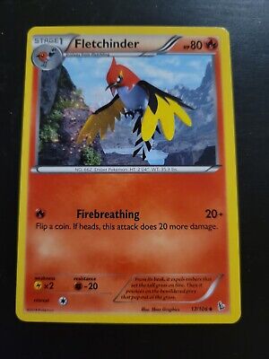 Pokemon TCG Card 2014 XY Flashfire - Fletchinder 17/106