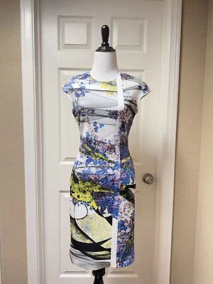 Vestido Vaina Clover Canyon Space Harden Estampado Neopreno Para Mujer Talla Mediana Foto 1 de 4