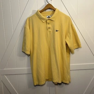 Polo uomo vintage Reebok Golf logo giallo anni 90 outdoor taglia XL manica corta - Foto 1 di 6