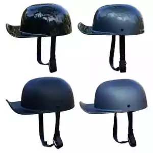 Retro Open Face Motorcycle Helmet Baseball Cap DOT for Cruiser Street Scooter US - Bild 1 von 17