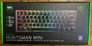 Razer - Huntsman Mini 60% con cable para juegos Clicky teclado interruptor óptico nuevo #