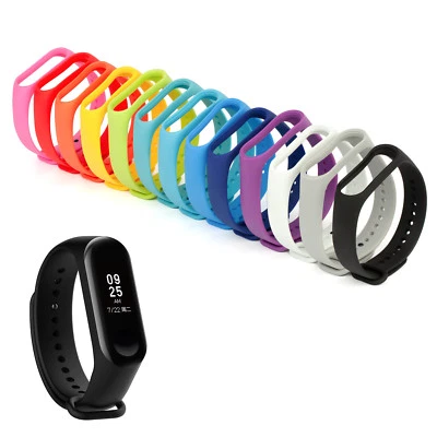Armband Ersatz für Xiaomi Mi Band 3 & 4 Fitness Tracker verschiedene Farben  - Bild 1 von 3