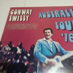 CONWAY TWITTY Australian Tour '76 LP - Picture 1 of 14