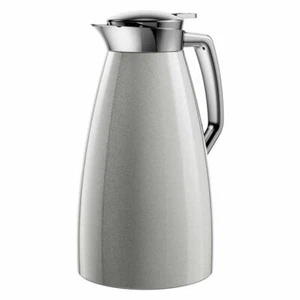 Emsa Isolierkanne Kanne Teekanne Kaffeekanne PLAZA Quick Tip Edelstahl Silber 1L - Bild 1 von 2