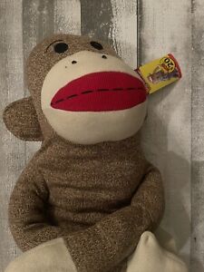 4 ‘ MAXX The Foot Tall Sock Monkey He’s Super Cool And Fun ! RARE In This Size
