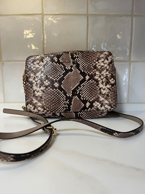 Michael Kors Sandrine Stud Snakeskin (Python)...