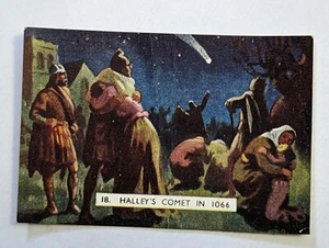 Vintage Sanitarium Collectable Card no 18 Halley's comet in 1066 - Picture 1 of 2