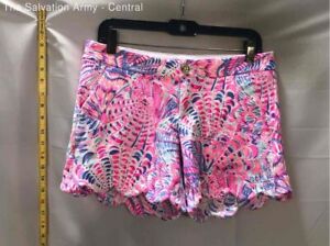 Lilly Pulitzer Womens Multicolor Abstract Colorful Buttercup Chino Shorts Size 4