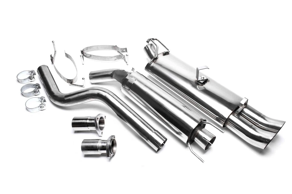 Impianto di scarico taglia A acciaio inox 2x76DTM Opel Astra F ABE - Immagine 1 di 1