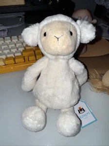 Jellycat Bashful Lamb Small Little Plush Sheep White Mini Soft Toy Plush 8" NWT - Picture 1 of 2