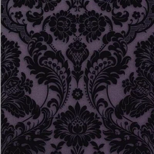 Graham Wallpaper Rolls 20.5"W Strippable Metallic Non-pasted Residential Plum - Picture 1 of 4