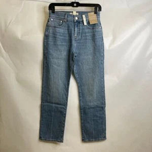 MADEWELL The Petite '90s Straight Jeans Women's Petite Size 26P Rondell Wash - Picture 1 of 5