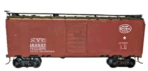 HO Scale Silver Streak Walthers New York Central Box Car Kadee Couplers Wood Tin - Picture 1 of 5