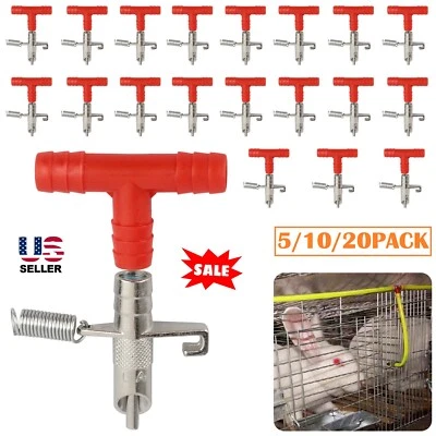 20 шт. автоматический фонтан для воды хорьков соски поилки кролики - Изображение 1 из 4