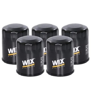 Wix Set of 5 Engine Motor Oil Filters for Acura Honda Hyundai Infiniti Nissan - Picture 1 of 1