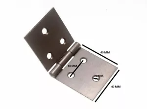 Rückklappenscharnier Sc selbstfärbend Stahl 40 mm x 89 mm 50 Paar - Bild 1 von 1