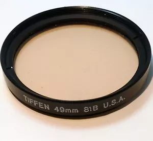 Tiffen 49mm 81B Glass Filter  Made in USA warming - Picture 1 of 8