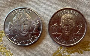 Two Soccer Medallions from 2000, Urzaiz & Munitis, Medallas Seleccion - Picture 1 of 2
