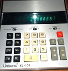 VINTAGE UNISONIC XL-101 CALCULATOR *WORKS
